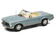 1963 Mercedes Benz 230 SEL Horizon Blue with Cream Interior 1/18 Diecast Model Car Norev 183992