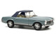 1963 Mercedes Benz 230 SEL Horizon Blue with Cream Interior 1/18 Diecast Model Car Norev 183992
