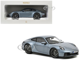 2024 Porsche 911 Carrera Polar Silver Metallic 1/18 Diecast Model Car Norev 187170