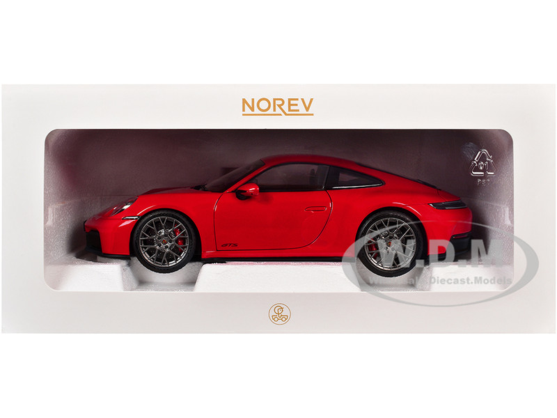 2024 PORSCHE 911 CARRERA 4 GTS GUARDS RED 1/18 DIECAST MODEL CAR