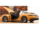 2024 Porsche 911 Targa Bahama Yellow with Black Stripes 1/18 Diecast Model Car Norev 187190