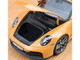 2024 Porsche 911 Targa Bahama Yellow with Black Stripes 1/18 Diecast Model Car Norev 187190