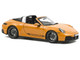 2024 Porsche 911 Targa Bahama Yellow with Black Stripes 1/18 Diecast Model Car Norev 187190