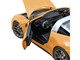 2024 Porsche 911 Targa Bahama Yellow with Black Stripes 1/18 Diecast Model Car Norev 187190