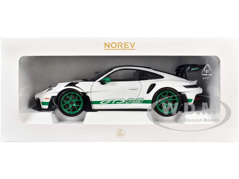 2022 PORSCHE 911 GT3 RS WEISSACH PACK WHITE 1/18 DIECAST MODEL BY