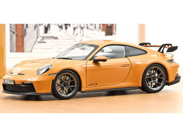 2021 Porsche 911 GT3 Bahama Yellow 1/18 Diecast Model Car Norev 187387