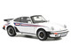 1980 Porsche 911 Turbo 3 3 White with Blue and Red Graphics 1/18 Diecast Model Car Norev 187668