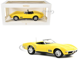 1969 Chevrolet Corvette Cabriolet Daytona Yellow 1/18 Diecast Model Car Norev 189039