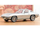 1963 Chevrolet Corvette Sting Ray Sebring Silver Metallic with Red Interior 1/18 Diecast Model Car Norev 189052