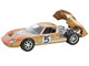 1966 Ford GT40 MKII #5 Kandy Gold Metallic with White Stripes and Red Graphics 1/43 Diecast Model Car Norev 270578