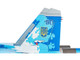 Sukhoi Su 27UB Flanker Aircraft 831st Tactical Aviation Brigade 2017 Ukrainian Air Forces 1/72 Diecast Model JC Wings JCW-72-SU27-012