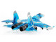 Sukhoi Su 27UB Flanker Aircraft 831st Tactical Aviation Brigade 2017 Ukrainian Air Forces 1/72 Diecast Model JC Wings JCW-72-SU27-012