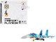 Sukhoi Su 27UB Flanker Aircraft 831st Tactical Aviation Brigade 2017 Ukrainian Air Forces 1/72 Diecast Model JC Wings JCW-72-SU27-012
