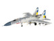 Sukhoi Su 27 Flanker Aircraft Ukraine War 2023 Ukrainian Air Forces 1/72 Diecast Model JC Wings JCW-72-SU27-016