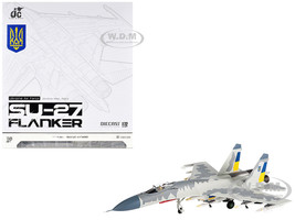 Sukhoi Su 27 Flanker Aircraft Ukraine War 2023 Ukrainian Air Forces 1/72 Diecast Model JC Wings JCW-72-SU27-016