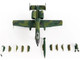 Fairchild Republic A 10 Thunderbolt II Attack Aircraft 23rd Tactical Fighter Wing 706th Fighter Squadron Operation Desert Storm 1991 United States Air Force 1/144 Diecast Model JC Wings JCW-144-A10-001