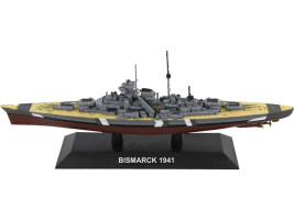 Bismarck Battleship German Navy 1941 Legendary Battleships Series 1/1250 Diecast Model Militaria Die Cast 24223-41