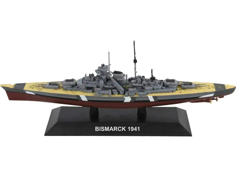 Bismarck Battleship German Navy 1941 Legendary Battleships Series 1/1250 Diecast Model Militaria Die Cast 24223-41
