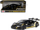 Audi R8 LMS GT3 Black with Gold Stripes and Graphics Midnight Eclipse Series 1/24 Diecast Model Car Motormax 79208BK Audi R8 LMS GT3 Black with Gold Stripes and Graphics Midnight Eclipse Series 1/24 Diecast Model Car Motormax 79208BK