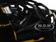 Audi R8 LMS GT3 Black with Gold Stripes and Graphics Midnight Eclipse Series 1/24 Diecast Model Car Motormax 79208BK