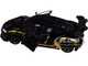 Audi R8 LMS GT3 Black with Gold Stripes and Graphics Midnight Eclipse Series 1/24 Diecast Model Car Motormax 79208BK