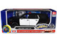 2025 Chevrolet Tahoe PPV Black and White Builder s Kit with Flashing Light Bar and Front and Rear Lights and Sounds 1/24 Diecast Model Car Motormax 79623BKW
