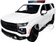 2025 Chevrolet Tahoe PPV White Builder s Kit with Flashing Light Bar and Front and Rear Lights and Sounds 1/24 Diecast Model Car Motormax 79623W 2025 Chevrolet Tahoe PPV White Builder s Kit with Flashing Light Bar and Front and Rear Lights and Sounds 1/24 Diecast Model Car Motormax 79623W