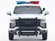 2025 Chevrolet Tahoe PPV RCMP Royal Canadian Mounted Police White with Stripes with Flashing Light Bar and Front and Rear Lights and Sounds 1/24 Diecast Model Car Motormax 79628
