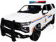 2025 Chevrolet Tahoe PPV RCMP Royal Canadian Mounted Police White with Stripes with Flashing Light Bar and Front and Rear Lights and Sounds 1/24 Diecast Model Car Motormax 79628 2025 Chevrolet Tahoe PPV RCMP Royal Canadian Mounted Police White with Stripes with Flashing Light Bar and Front and Rear Lights and Sounds 1/24 Diecast Model Car Motormax 79628