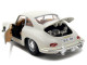 1961 Porsche 356 B Coupe Ivory 1/24 Diecast Model Car Bburago 22079