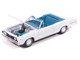 1968 Dodge Coronet 500 Convertible White with Blue Interior Vintage Muscle Series 1/64 Diecast Model Car Auto World 64532-AWSP212A