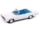 1968 Dodge Coronet 500 Convertible White with Blue Interior Vintage Muscle Series 1/64 Diecast Model Car Auto World 64532-AWSP212A
