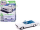 1968 Dodge Coronet 500 Convertible White with Blue Interior Vintage Muscle Series 1/64 Diecast Model Car Auto World 64532-AWSP212A