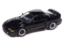 1993 Mitsubishi 3000GT VR 4 Albany Black Pearl Import Legends Series 1/64 Diecast Model Car Auto World 64532-AWSP214A