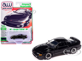 1993 Mitsubishi 3000GT VR 4 Albany Black Pearl Import Legends Series 1/64 Diecast Model Car Auto World 64532-AWSP214A