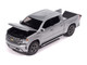 2019 Chevrolet Silverado High Country Pickup Truck Silver Ice Metallic Muscle Trucks Series 1/64 Diecast Model Car Auto World 64532-AWSP215B