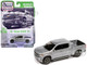 2019 Chevrolet Silverado High Country Pickup Truck Silver Ice Metallic Muscle Trucks Series 1/64 Diecast Model Car Auto World 64532-AWSP215B