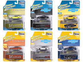 Johnny Lightning Collector s Tin 2026 Set of 6 Cars Release 1 Limited Edition 1/64 Diecast Model Cars Johnny Lightning JLCT020