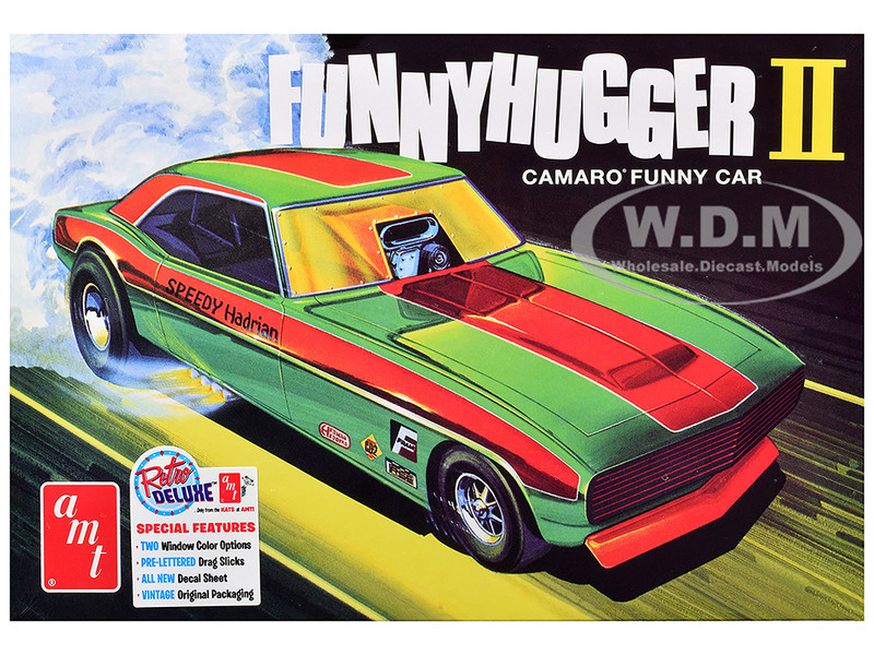 Skill 2 Model Kit Chevrolet Camaro Funny Car Funny Hugger II 1/25 Scale Model AMT AMT1565