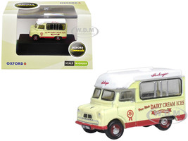 Bedford CA Ice Cream Van Hockings Dairy Cream Ice Cream with White Top 1/148 (N) Scale Diecast Model Car Oxford Diecast NCA030