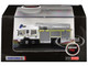 Scania Pump Ladder Fire Engine Grampian Fire and Rescue White with Yellow Stripes 1/148 (N) Scale Diecast Model Car Oxford Diecast NSFE003