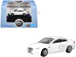 Jaguar XF RHD Right Hand Drive Polaris White 1/148 (N) Scale Diecast Model Car Oxford Diecast NXF005