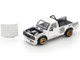 Datsun Pandem 620 Pickup Truck Rocket Bunny Racing White with Graphics 1/64 Diecast Model Car Pop Race PR640350