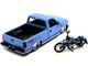 1993 Chevrolet 454 SS Pickup Truck Harley Davidson Light Blue and 2007 HarleyDavidson XL 1200N Nightster Motorcycle Light Blue H D Custom Series 1/24 Diecast Model Car Maisto 32276-CBL 1993 Chevrolet 454 SS Pickup Truck Harley Davidson Light Blue and 2007 HarleyDavidson XL 1200N Nightster Motorcycle Light Blue H D Custom Series 1/24 Diecast Model Car Maisto 32276-CBL