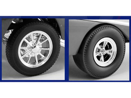 Drag Wheel and Tire Set of 4 pieces from 1957 Chevrolet 150 Gasser High Roller for 1/18 Scale Models ACME A1807019W