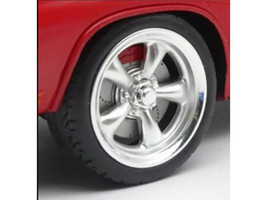 Torque Thrust Wheel and Tire Set of 4 pieces from 1967 Chevrolet C 10 Custom Pickup Truck for 1/18 Scale Models ACME A1807222W