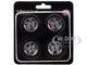 Torque Thrust Wheel and Tire Set of 4 pieces from 1967 Chevrolet C 10 Custom Pickup Truck for 1/18 Scale Models ACME A1807222W
