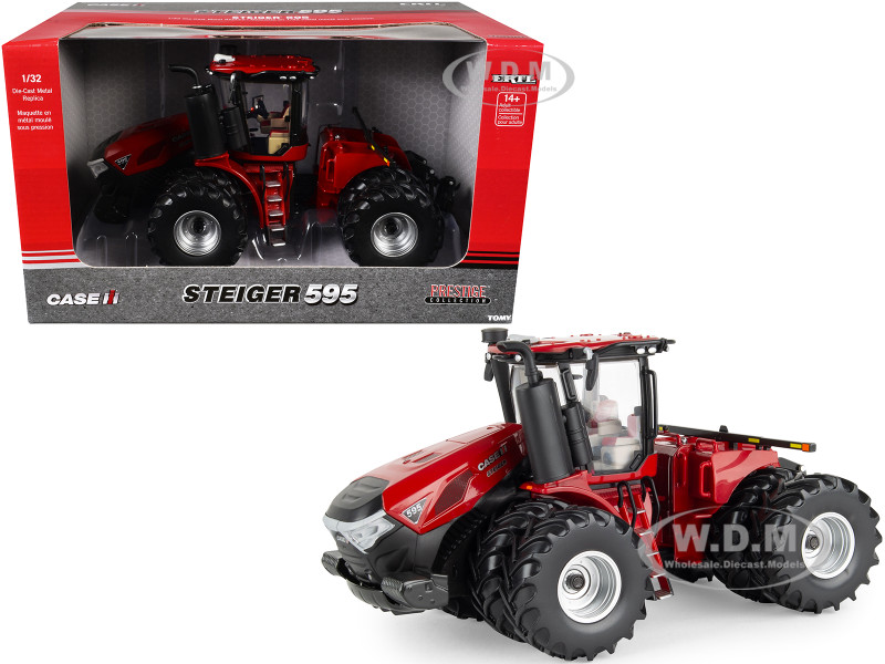 Case IH Steiger 595 Tractor Dual Wheels Red Prestige Collection Series 1/32 Diecast Model ERTL TOMY 44362