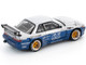 Pandem S13 RHD Right Hand Drive Silver and Moontech Blue Metallic with Graphics 1/64 Diecast Model Car Pop Race PR640264