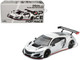 Honda NSX GT3 EVO22 Silver Metallic Brazilian Event Exclusive 1/64 Diecast Model Car Pop Race PR640445